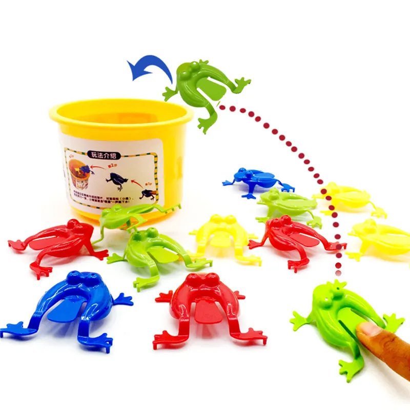 5-20 stücke Springen Frosch Bounce Zappeln Spielzeug Für Kinder Neuheit Drücken Lustige Springenden Frosch Spielzeug Geburtstag Party Kinder favor Spiel Geschenke