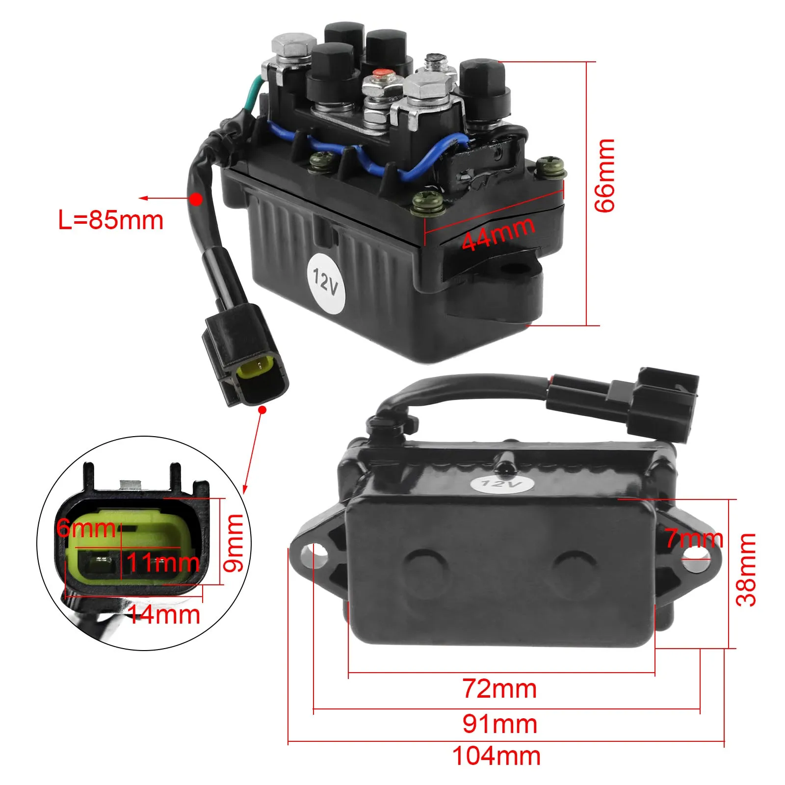 ヤマハ船外機用トリムリレーアセンブリ,ボートエンジン,アフターマーケット部品,4ストローク,25 hp-250 hp,63p-81950,63p-81950-00-00