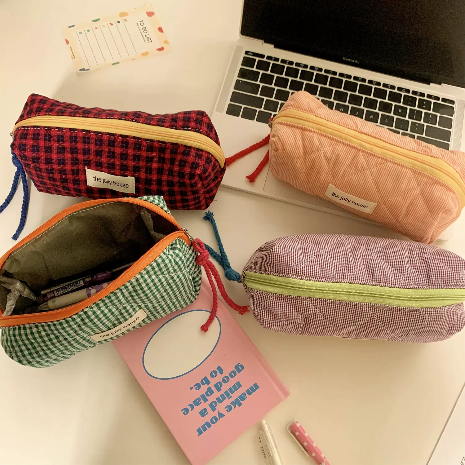 Pencil Case Pen Case Office College School Storage Bag Pouch Holder Box Organizer