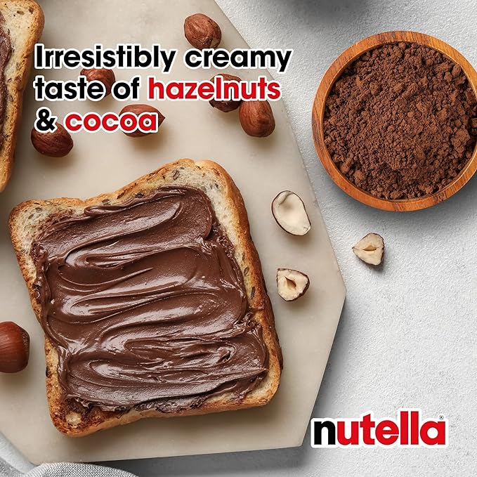 Creme de Chocolate com Avelãs, Recipiente Confortável, Nutella, 3kg, 3kg
