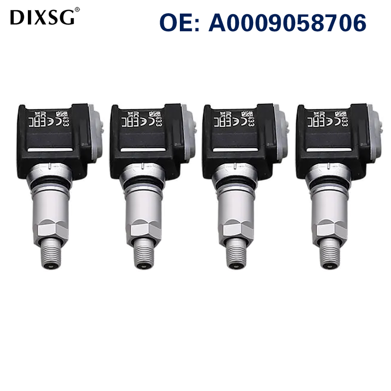 4 шт., датчик давления в шинах A0009058706 TPMS 433 МГц 0009058706 для Mercedes-Benz GLA /GLB / GLE-Class B/E-Class Sprinter