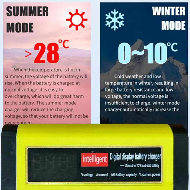 インテリジェントな車のバッテリー充電器,車のメンテナンスデバイス,鉛蓄電池,1セット,12v,2aに適しています