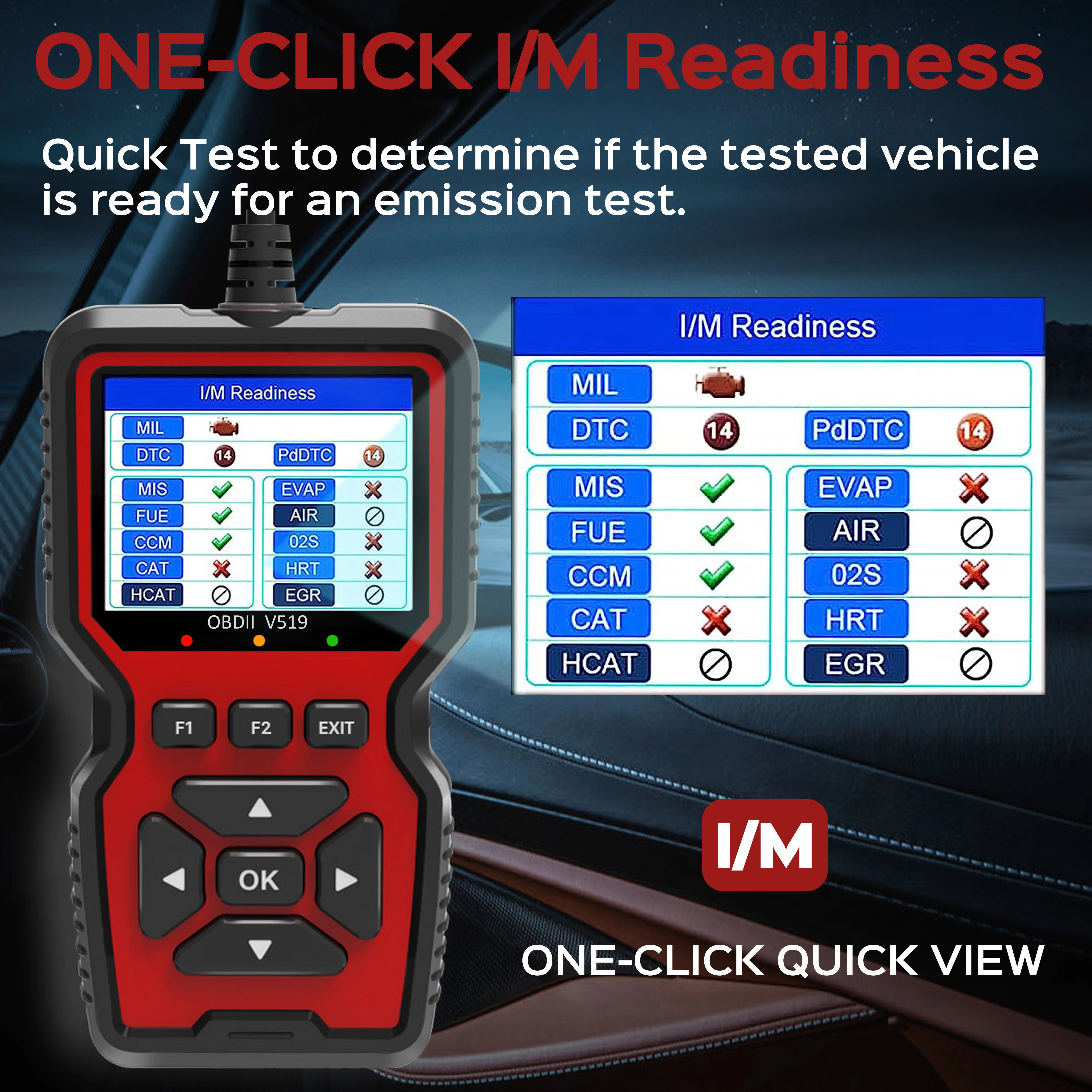 Scanner de données en direct, mécanicien professionnel, outil de lecteur de Code de Diagnostic OBDII pour vérifier la lumière du moteur
