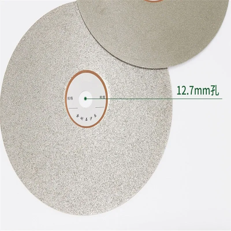 1 ชิ้น 6 "150 มิลลิเมตรเพชรเคลือบแบน Lap Disc เครื่องประดับภาษาโปลิชคําบดล้อเพชรบดแผ่นบดถาดทราย