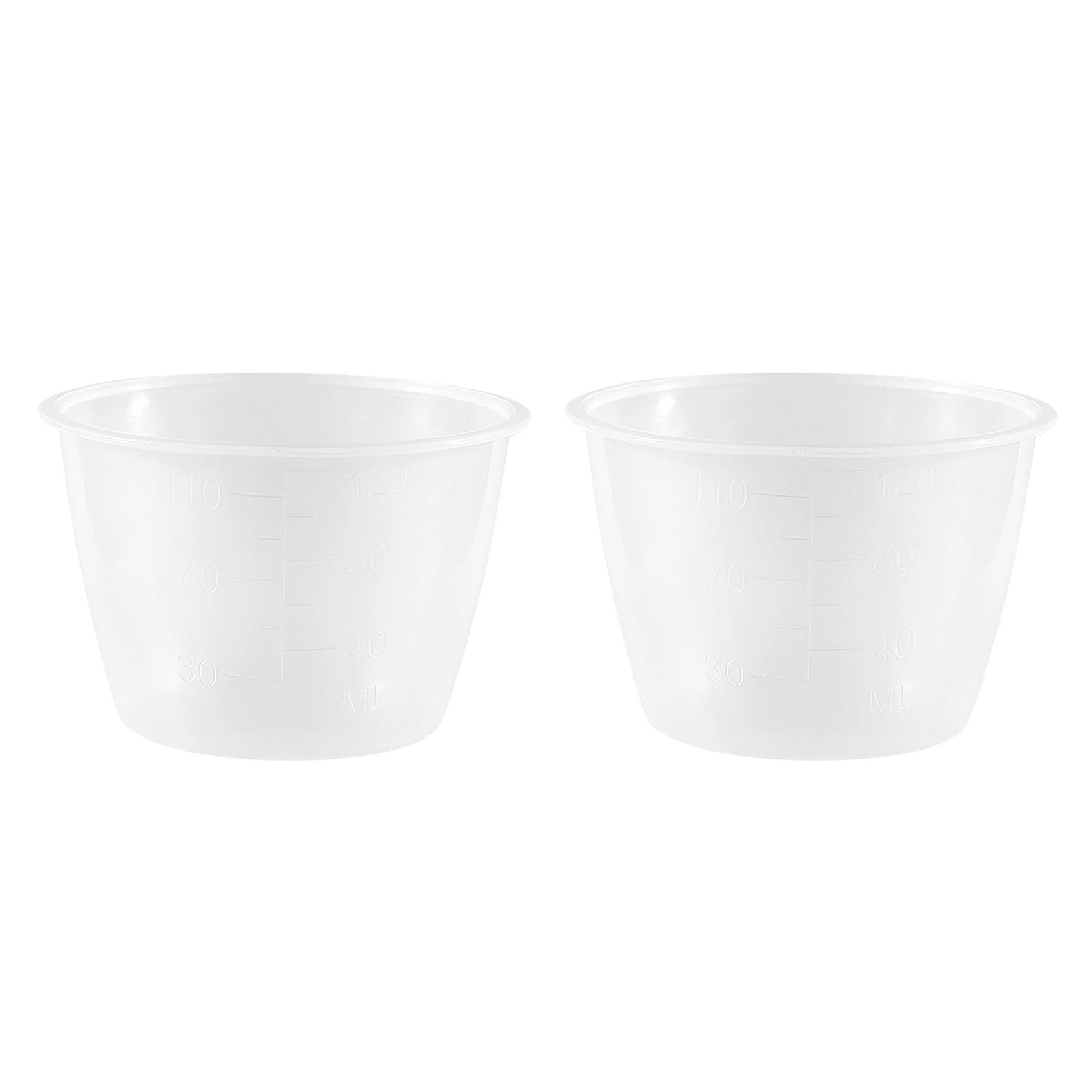 Copo De Medição De Arroz De Fogão Elétrico De Plástico, Branco Claro, 120ml, 2Pcs