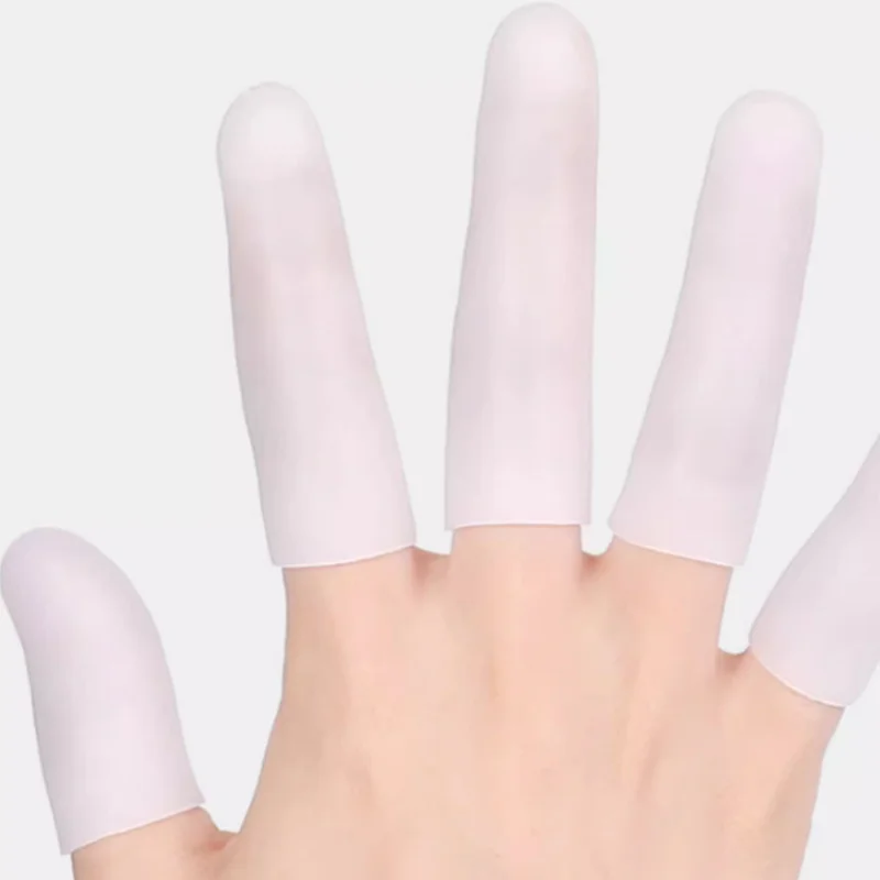 แขนสวมนิ้ว sarung lengan ซิลิโคนกันความร้อนป้องกันปลายนิ้วเครื่องมือทำครัวทำอาหารชั้นยอด