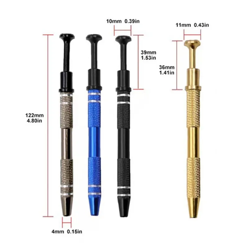 ส่วนประกอบ Grabber Four Claw ส่วนประกอบอิเล็กทรอนิกส์ IC BGA Chip Gripper Extractor Screw Picker Pick Up ปากกาเครื่องประดับซ่อมมือเครื่องมือ