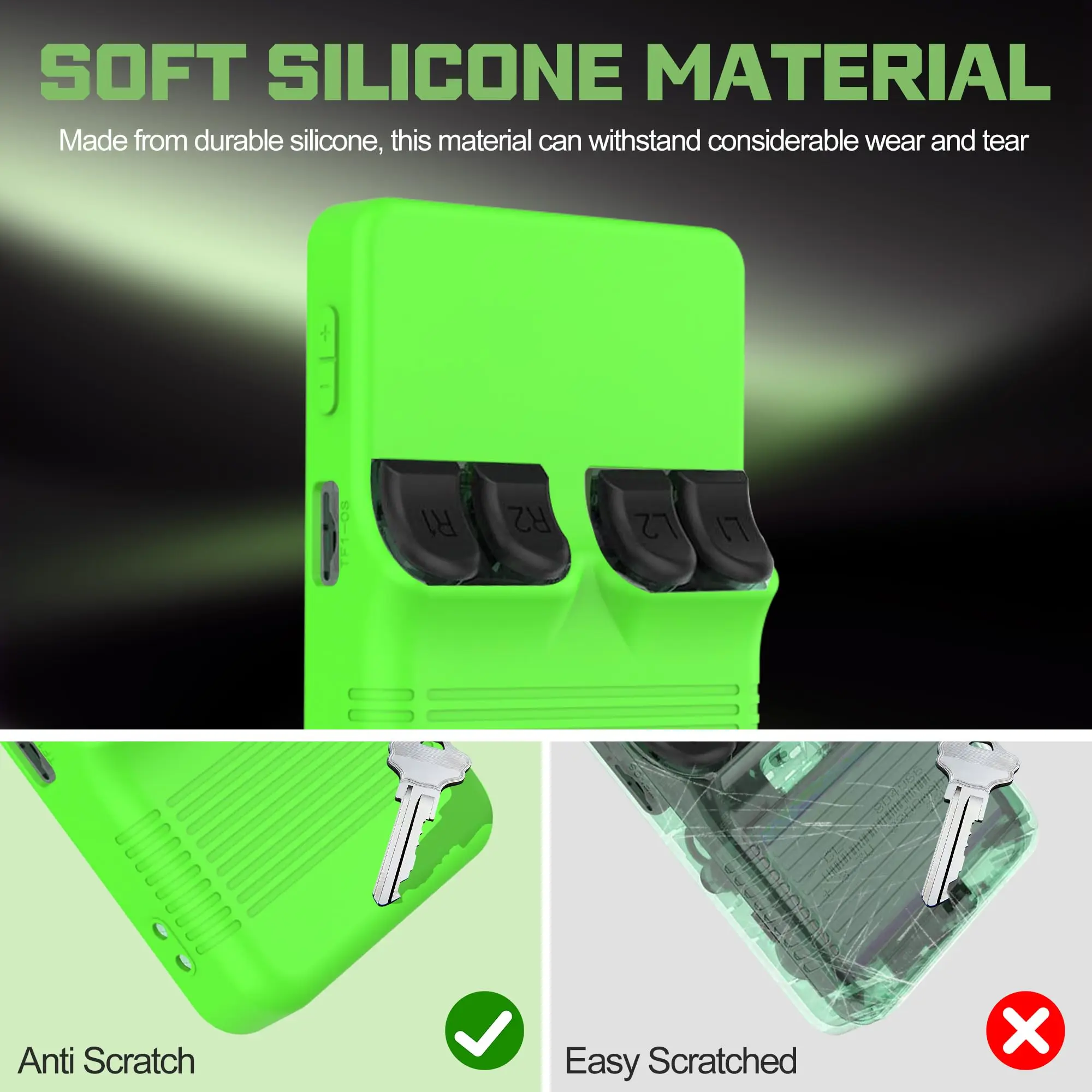 Case for R36S Silicone Soft Protective Cover R36S Anti-Scratch / Shockproof / Washable Protector Game Console Accessories