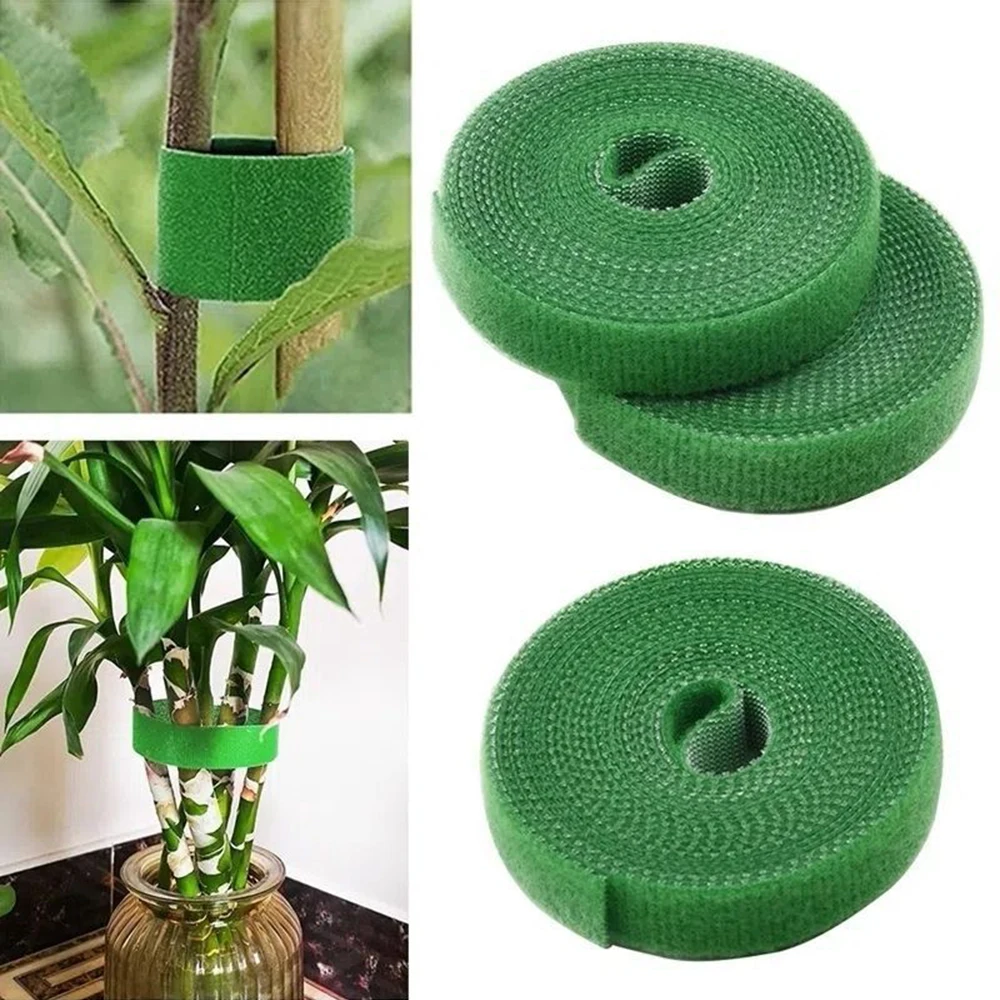 5M/10M Rücken an Rücken Klettverschluss Pflanzenband Klettverschlussband Nylon Selbstklebender Haken Haar Gleiche Datenkabelbinder