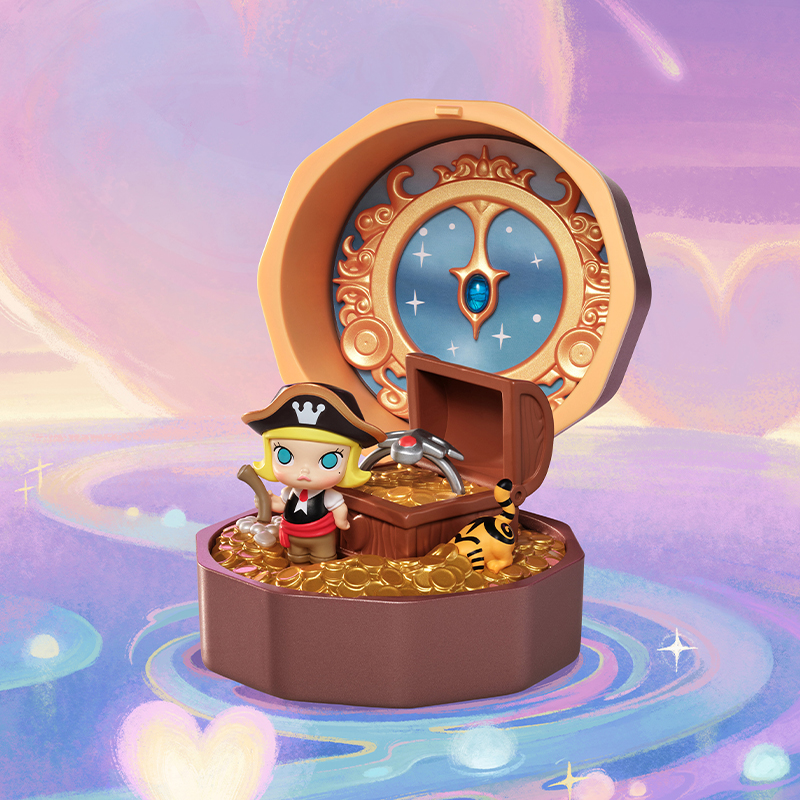 POP MART Romantische Ring Box Serie 4 Scènesets Blind Box 1PC/12PCS Mystery Box