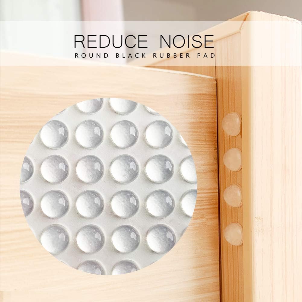 100 Stück 8 x 2 Schubladen, selbstklebende Antikollisionsmatte, Schneidebrett, Möbelstoßstange, Schranktür-Schallschutz, transparent