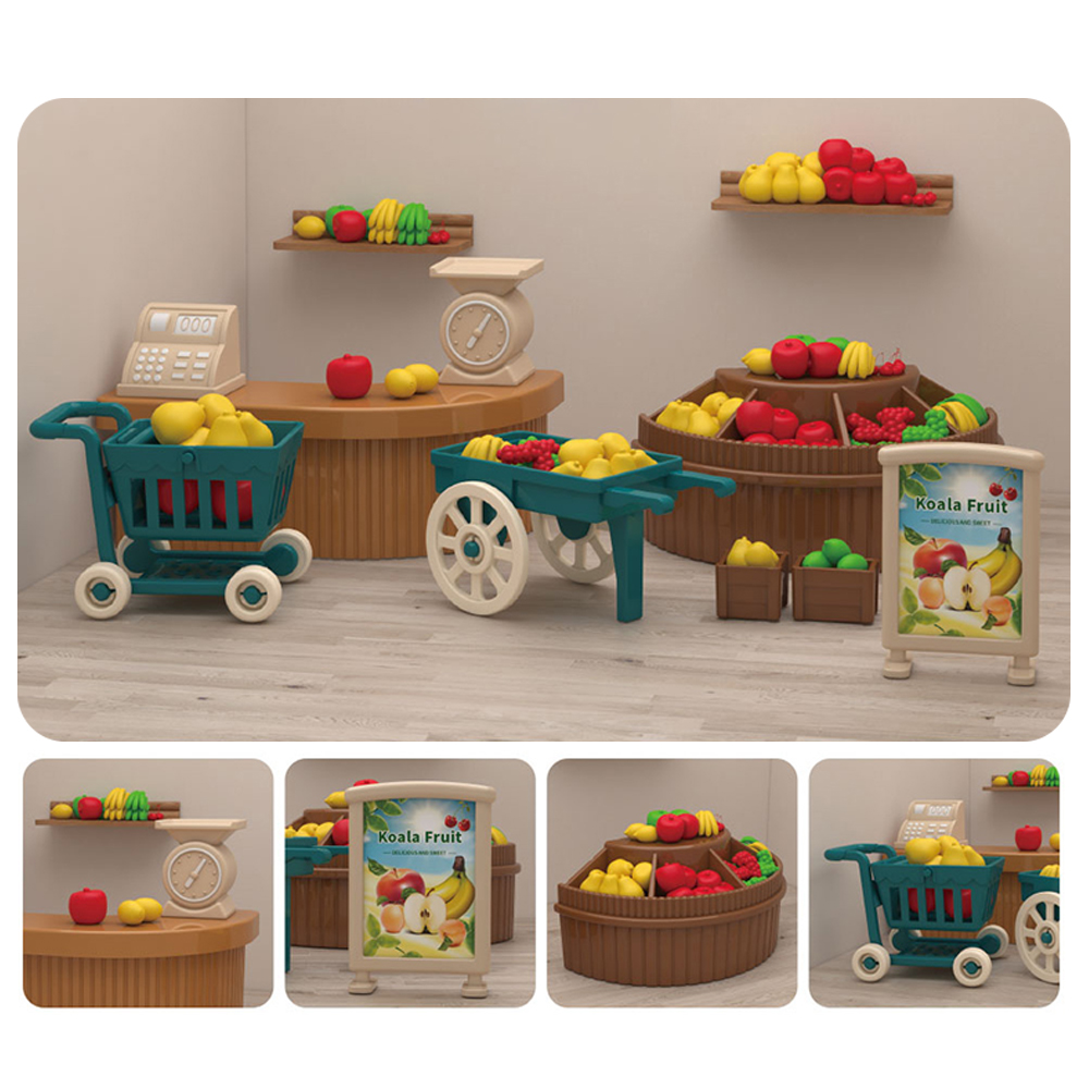 1/12 mobili per casa delle bambole soggiorno camera da letto cucina bagno Set foresta animale famiglia simulazione in miniatura accessori per bambole giocattolo fai da te