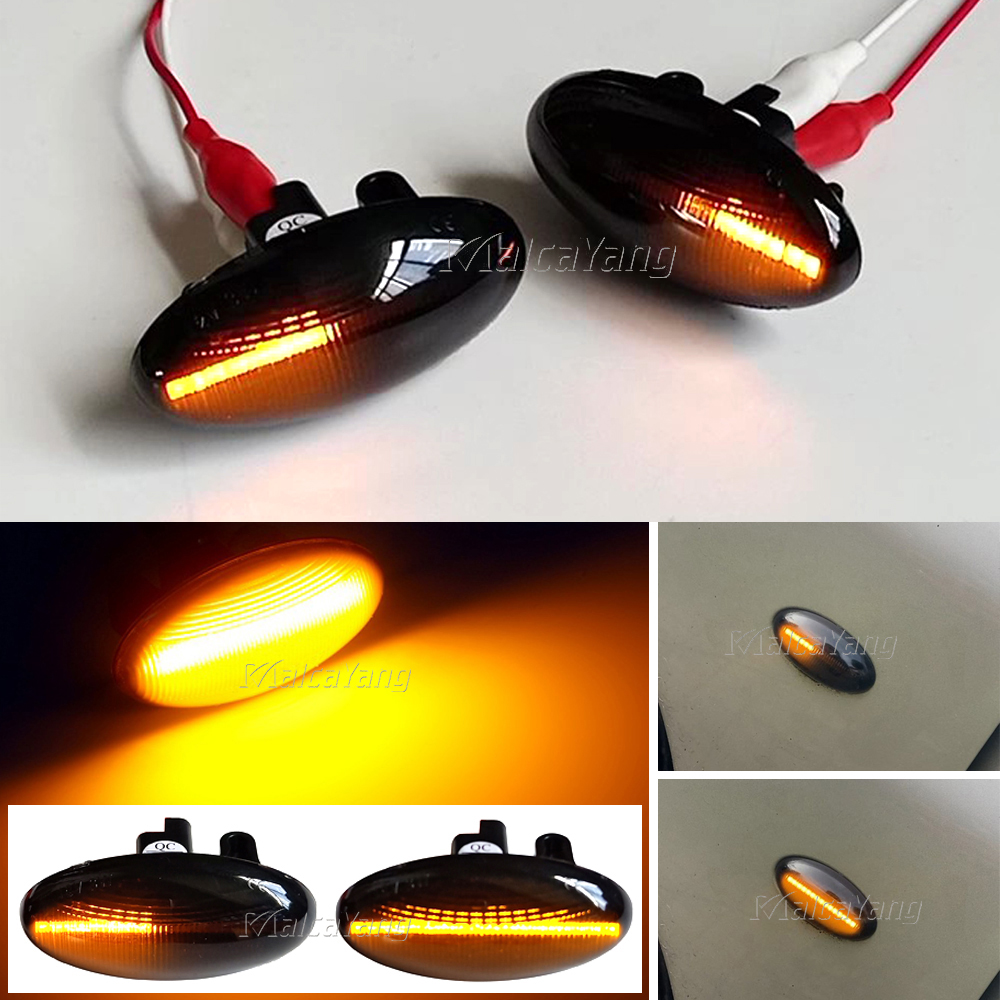 Clignotants latéraux à LED, feux de position, lampe clignotante pour cristaux, Berlingo, Xsara, Picasso, Jumpy, Elysee, Crosser, DisTecC1, C2, C3, C4, C5