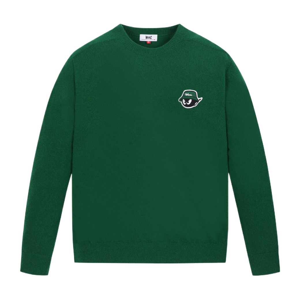 Nueva moda, jersey de otoño e invierno para hombre, suéter tejido de manga larga con cuello redondo, ropa de Golf para ocio al aire libre