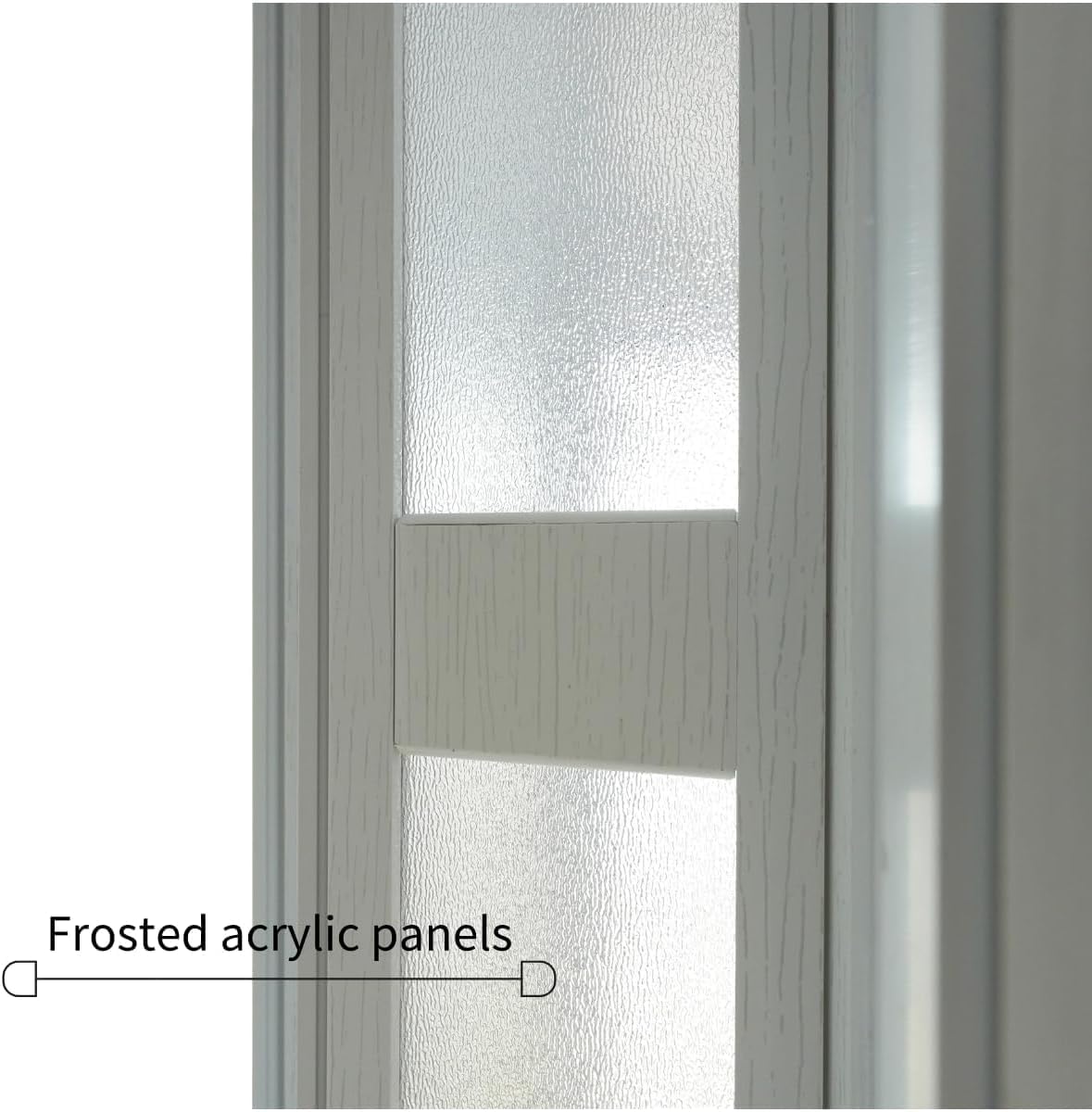 Accordion Door,Interior Folding Doors for Closet Includes Installation Hardware and Lock, White