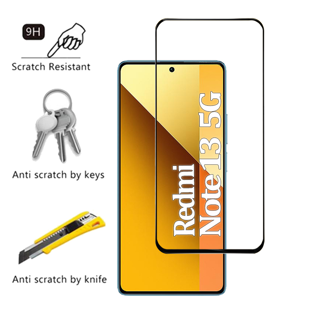 Vidrio Película De Protector para Redmi Note 14 13 Pro 5G Protectores De Pantalla Redmi Note13 12 11 10 Pro Cristal Templado y Cámara Note 12 Pro Plus Screen Glass Para Redmi Note 14 Película Frontal Teléfono