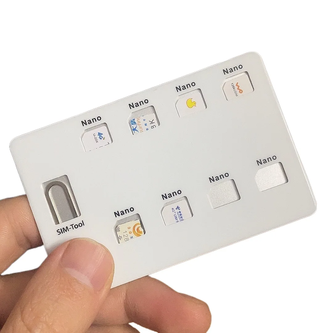 Чехлы V4sim с рисунком нано-карты и держатель для булавок, вмещает 8 нано-карточек и штифт для смартфона