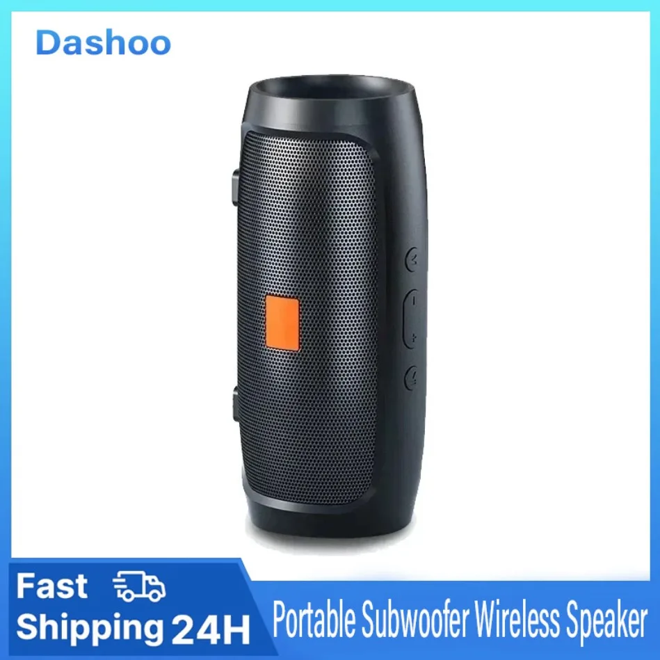Głośnik Bluetooth Dushoo FM Transmisja Głosowa Przenośny Subwoofer Bezprzewodowy Głośnik Podwójny Głośnik Stereo Zewnętrzny Odtwarzanie TF USB