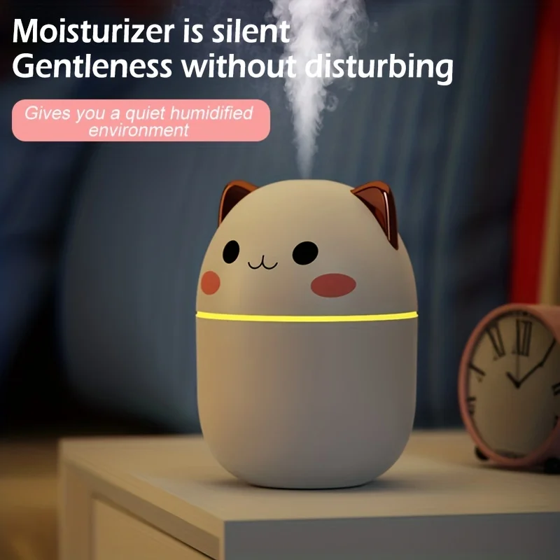 Portable LED light mini 250ml h2o Spray Mist humidifier Double Wet Aroma Essential Oil Diffuser Car usb air humidifier