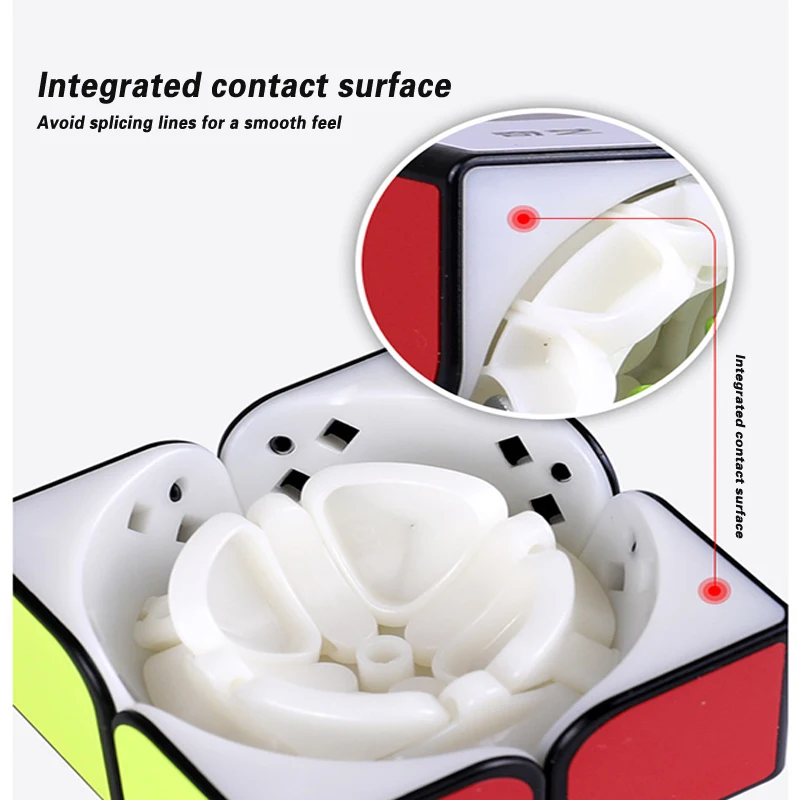QIYI 2x2 Magic Cube ปริศนาความเร็วระดับมืออาชีพ 2 × 2 ของเล่นเด็กจัดส่งฟรีของเล่นเพื่อการศึกษาเด็ก Magnetic Cube Educ ของเล่น