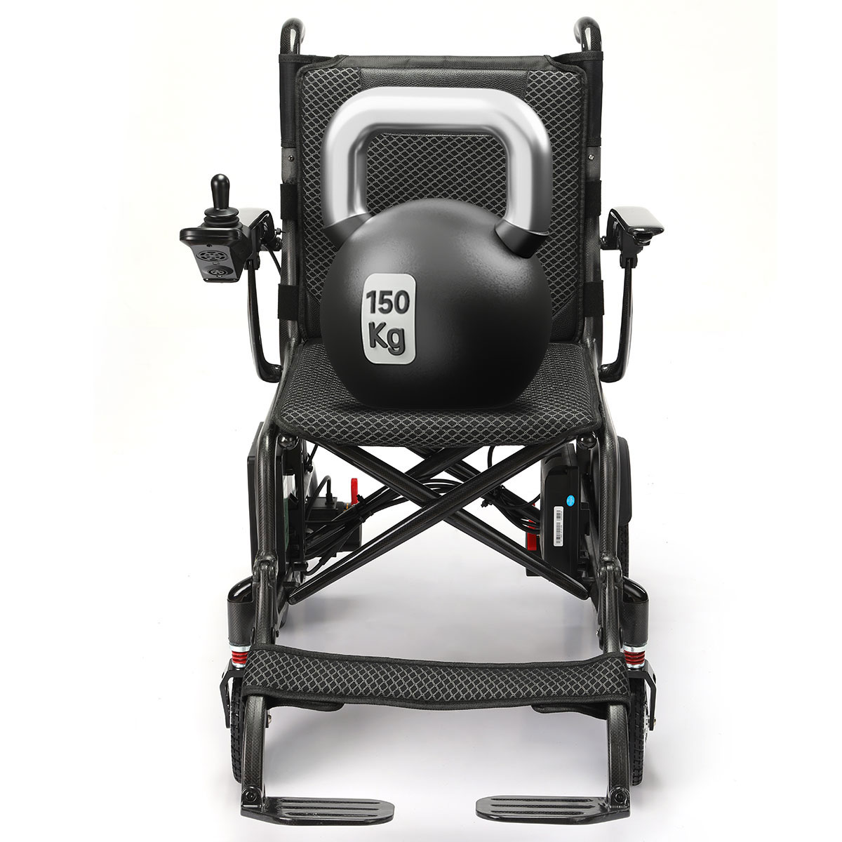 Ultra-Light คาร์บอนไฟเบอร์รถเข็นท่องเที่ยวกลางแจ้งพับแบบพกพาไฟฟ้ารถเข็นสําหรับคนพิการและผู้ใหญ่