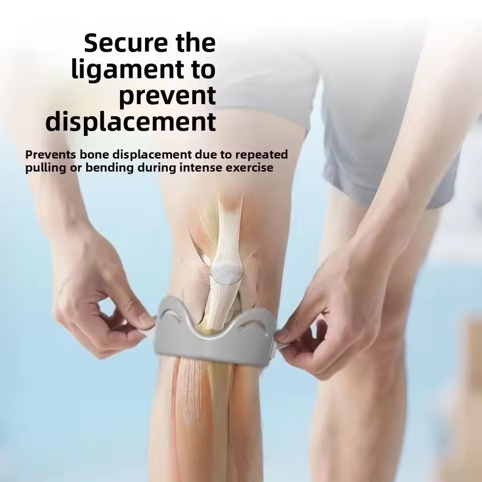 Hot 2Pcs Silikon Patella Sehne Knie Straps Flexible Elastische Patella Sehne Stabilisator Atmungsaktive Leichte