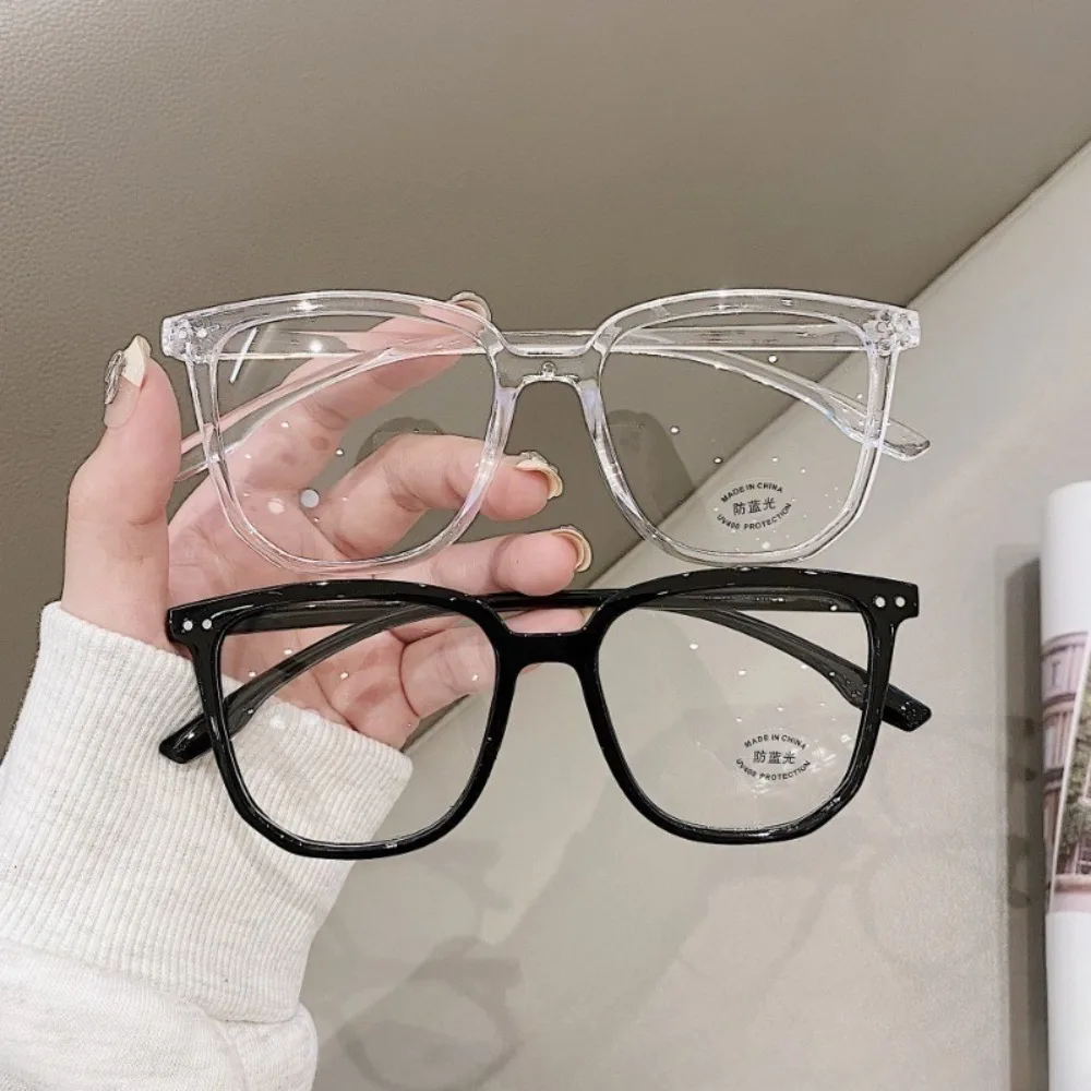 แว่นตาป้องกันรังสีสําหรับผู้ชายและผู้หญิง Simple Square Anti-Blue TRANSITION แว่นตา