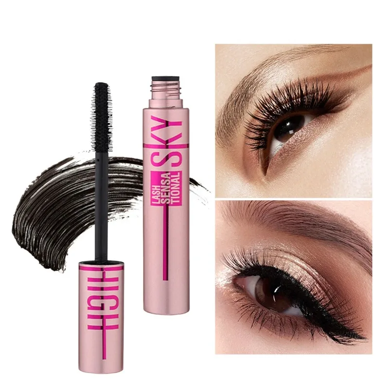 Mascara 4D allungante per ciglia: allungamento, ispessimento, impermeabile, resistente al sudore, ciglia setose, non sbava, facile da rimuovere