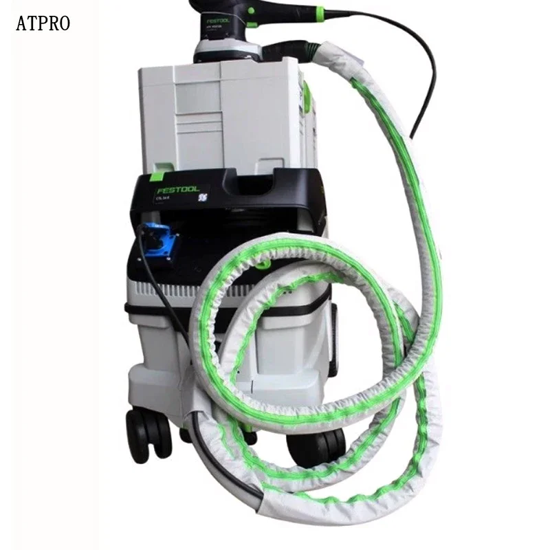 MIRKA/FESTOOL 진공 청소기용 진공 파이프 보호 슬리브, 먼지 호스, 두꺼운 천 커버, 3.5m, 5m
