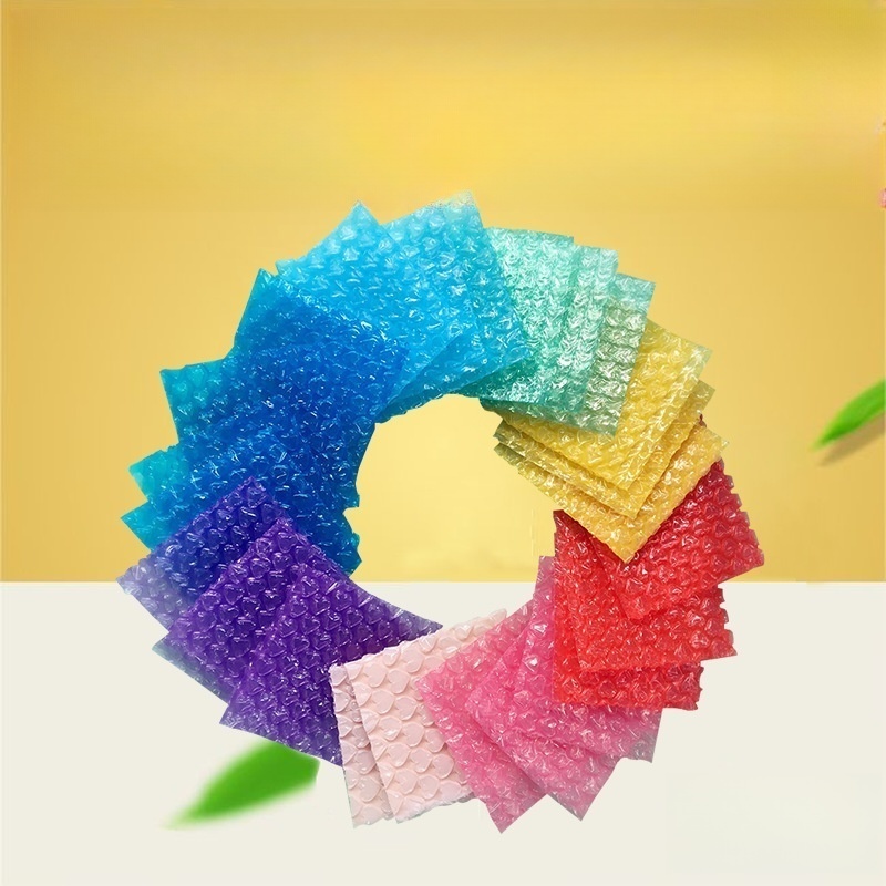 10 × 15/15 × 20 センチメートルラブハートバブルメーラー中小企業ギフトボックス包装ラップバッグローズレッドパープルカラー卸売