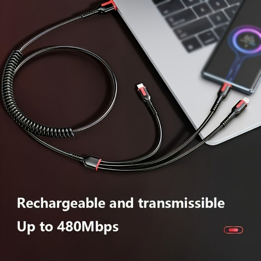 3 em 1 66W 6A USB tipo C de alta velocidade cabo micro USB fio de carregamento rápido para iPhone cabo de carregamento para Samsung Xiaomi cabo de carga