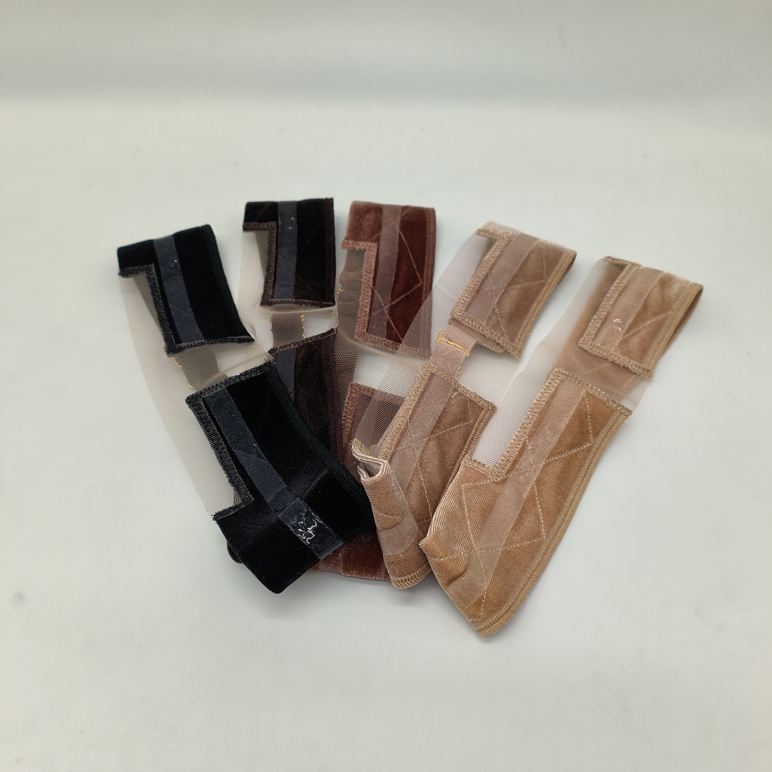 bandas elásticas con silicona añadida para usar pelucas de encaje.