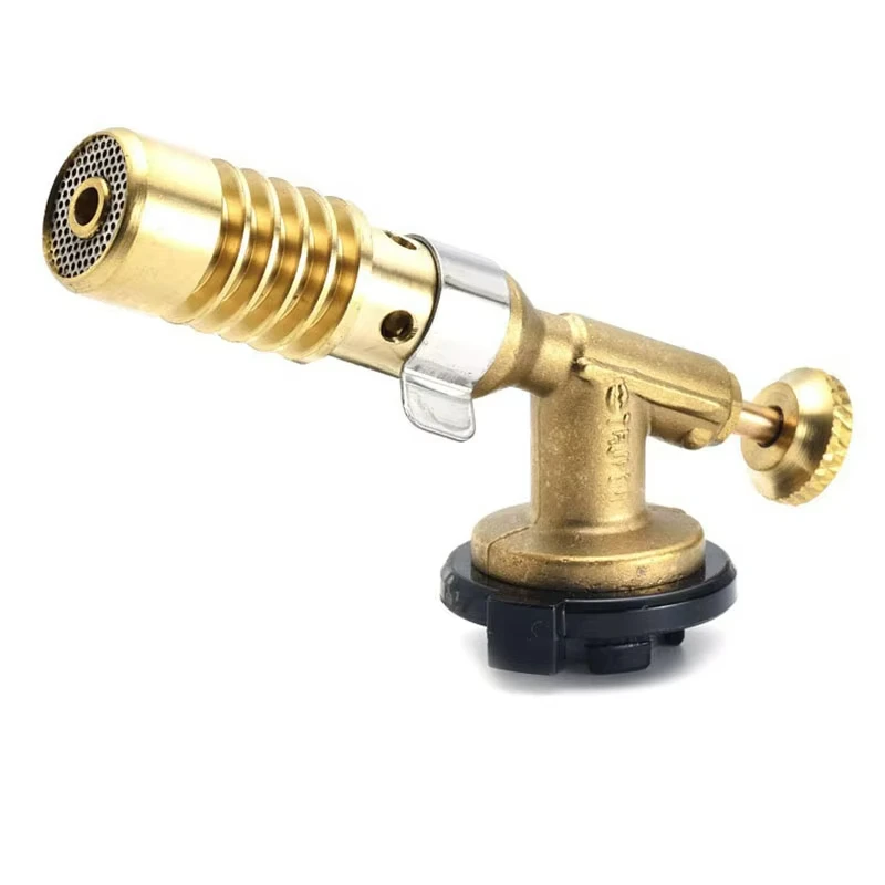 แก๊ส Burner เชื่อมไฟฉายแบบพกพา Blowtorch ทองแดงสูงอุณหภูมิทองเหลืองแก๊สไฟฉาย Brazing SOLDER เชื่อม Plumb เครื่องมือ