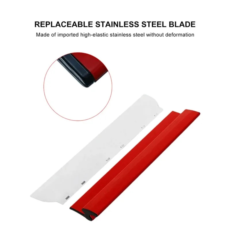 Szpachelka do gładziowania płyt gipsowo-kartonowych 25/40 cm, elastyczne ostrze do wygładzania, narzędzie do malowania i wygładzania, narzędzia budowlane do wygładzania ścian i tynkowania.