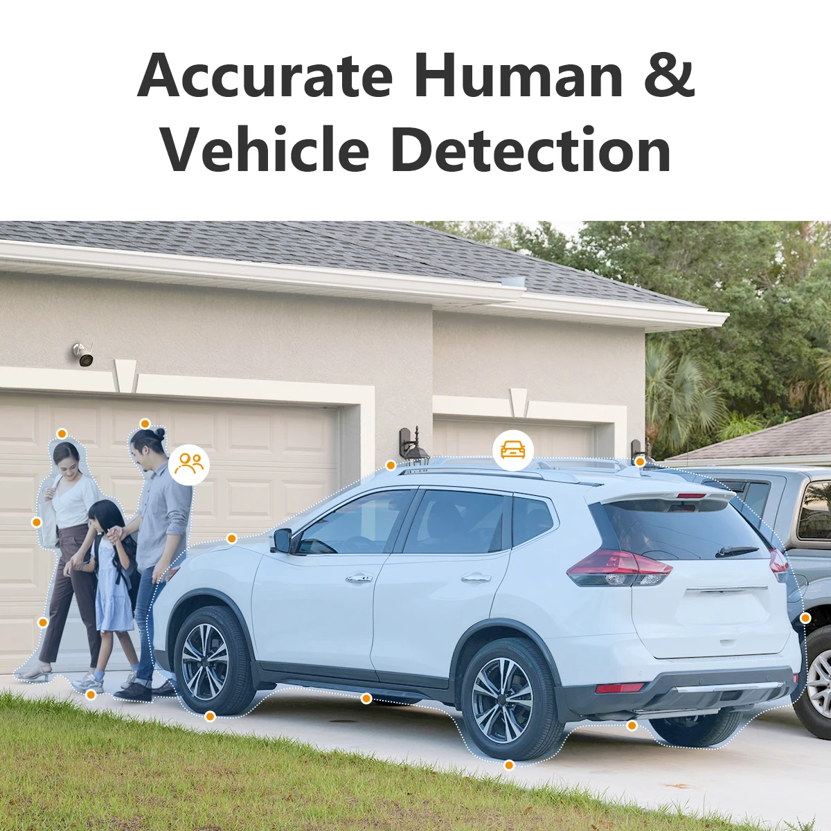 IMOU 2 uds Cruiser 2 5MP Wi-Fi cámara segura para exteriores AI seguimiento inteligente detección de vehículos humanos IP66 visión nocturna inteligente conversación bidireccional