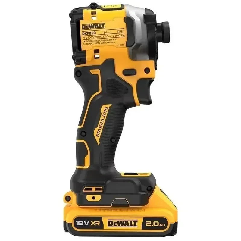DEWALT DCF850 インパクトドライバー電動ドライバー 20V リチウム電池ブラシレスバッテリードライバー高トルクツール 공구