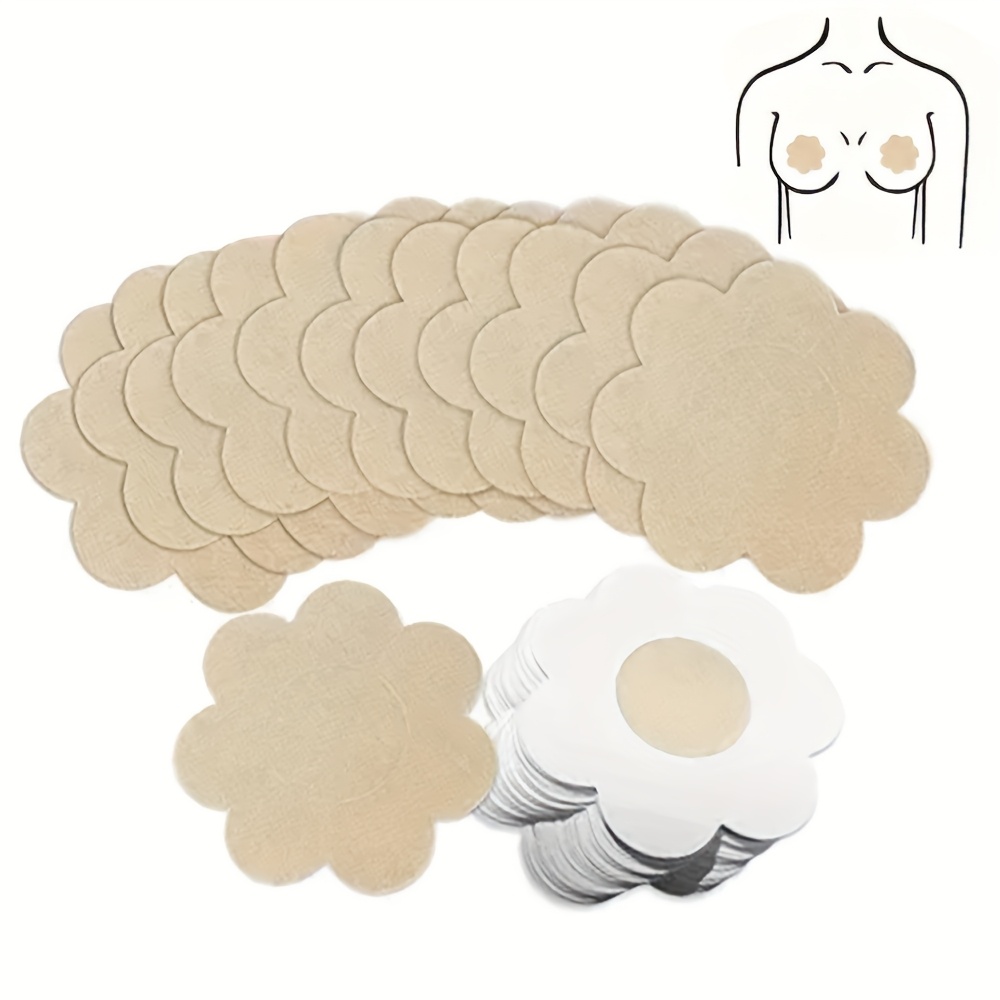 Adesivi per capezzoli usa e getta da 10/50/100 pezzi, adesivi per capezzoli anti-convesso autoadesivi invisibili, accessori per biancheria intima da donna