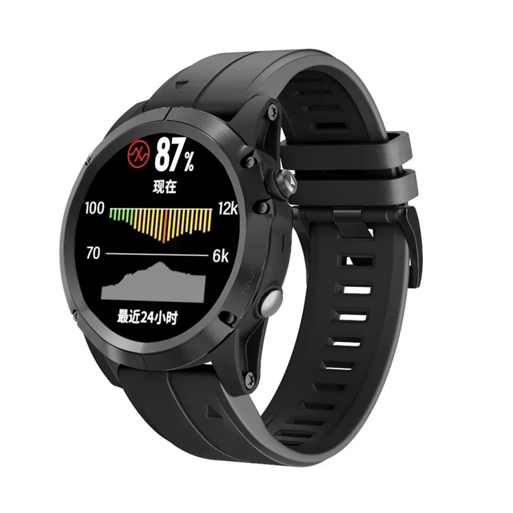Correa de silicona para reloj Garmin Fenix, pulsera Quickfit, 7 Pro, 6, Sapphire 5 Plus, 7X, 6X, 5X, 3HR, 20mm, 22mm