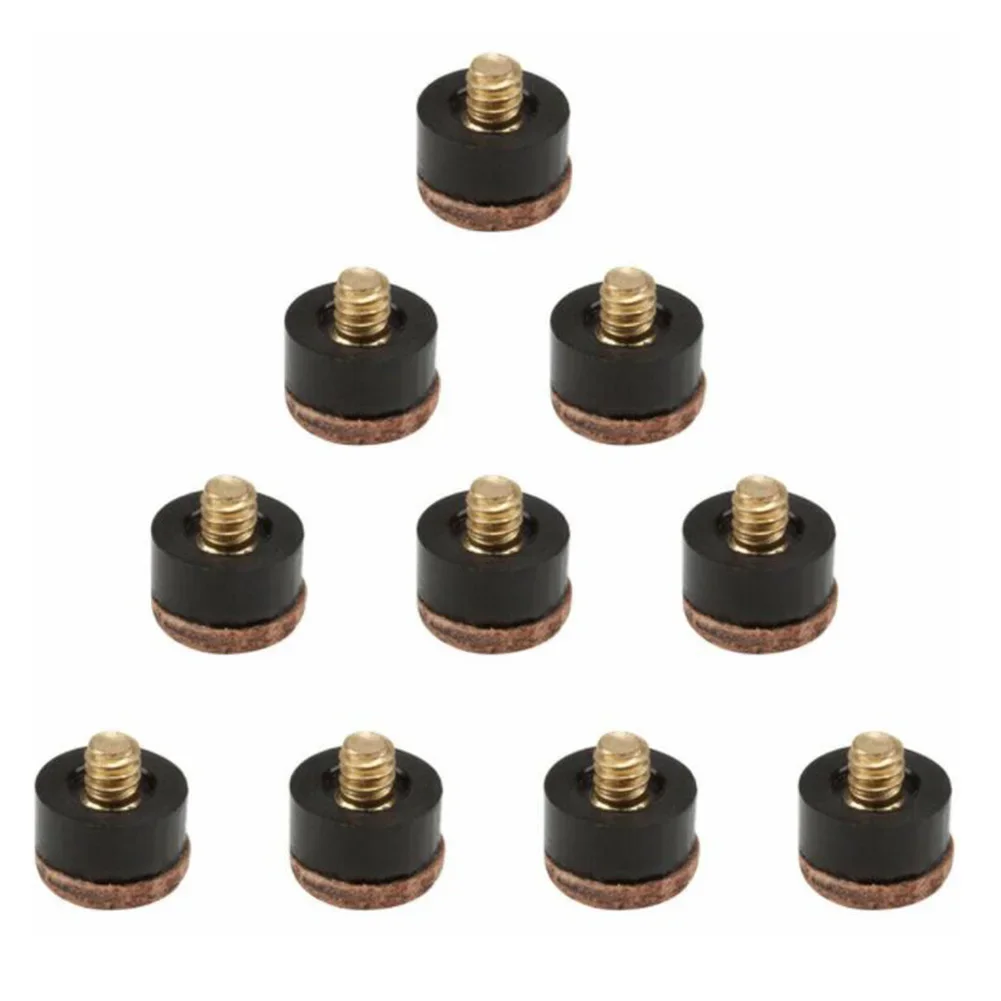 5/10Pcs Schraube In Queue Tipps Snooker Pool Billards Spitze Kopf Ersatzteile Wirtschaftliche Pool Tisch Club Snooker Queue zubehör