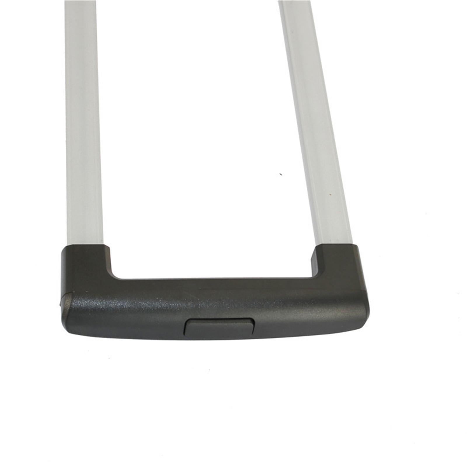 Portátil Mala alça telescópica, PP Ferro, à moda peças de reposição, acessórios resistentes, Suitcase Pull Drag Rod, 20"