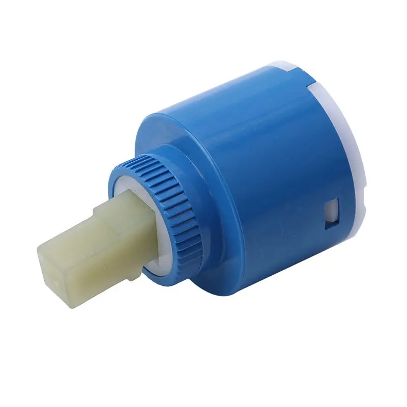 ตลับแผ่นเซรามิกผสมก๊อกน้ํา Thermostatic ตลับก๊อกน้ําแผ่นดิสก์วาล์ว Pp พลาสติกตลับเซรามิกสําหรับเครื่องผสม 35/40 มม.