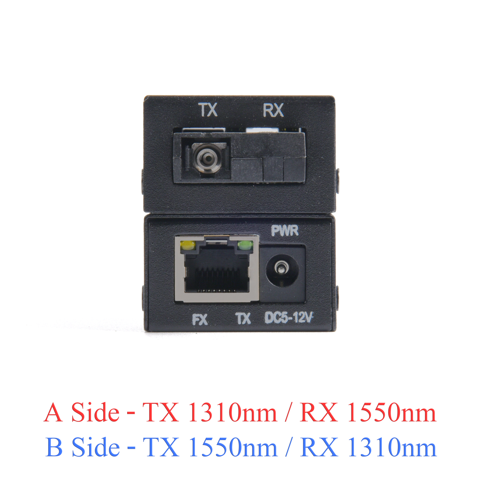 1 Paar Mini-Gigabit-Faser-Medienkonverter 100/1000 Mbit/s Glasfaser-Transceiver SC zu RJ45-Ethernet-Switch 20 km mit EU-Stromversorgung