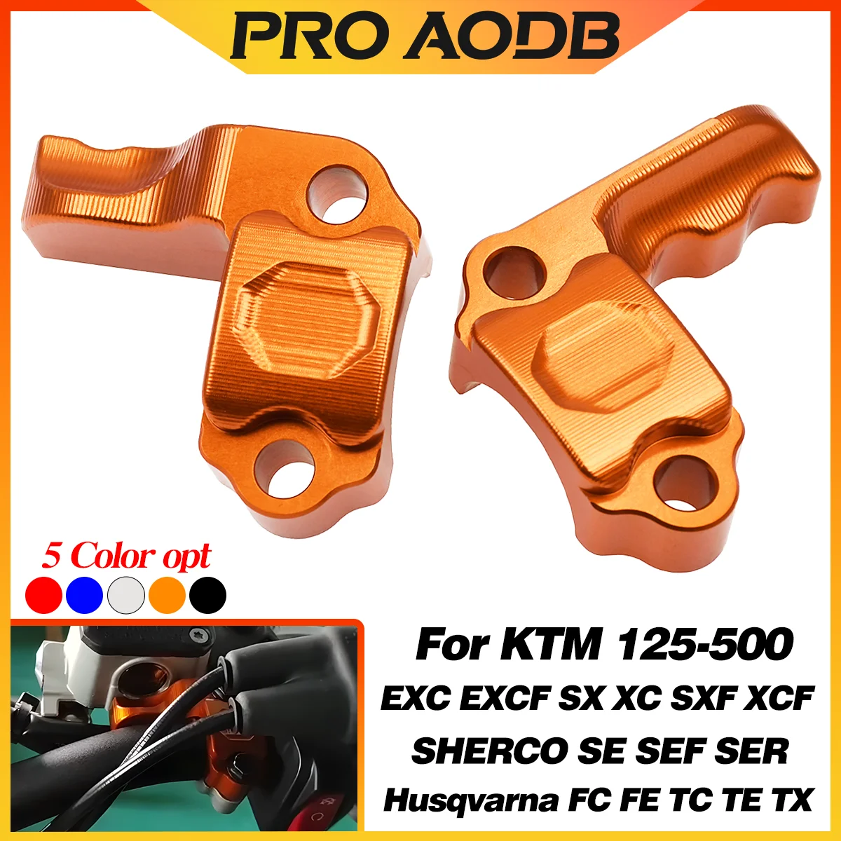 Protector de cilindro maestro para KTM SX SXF XCW XC XCF EXC EXCF 125-500 Husqvarna FC FE FX TC TE TX Sherco SE SEF R SER SEFR