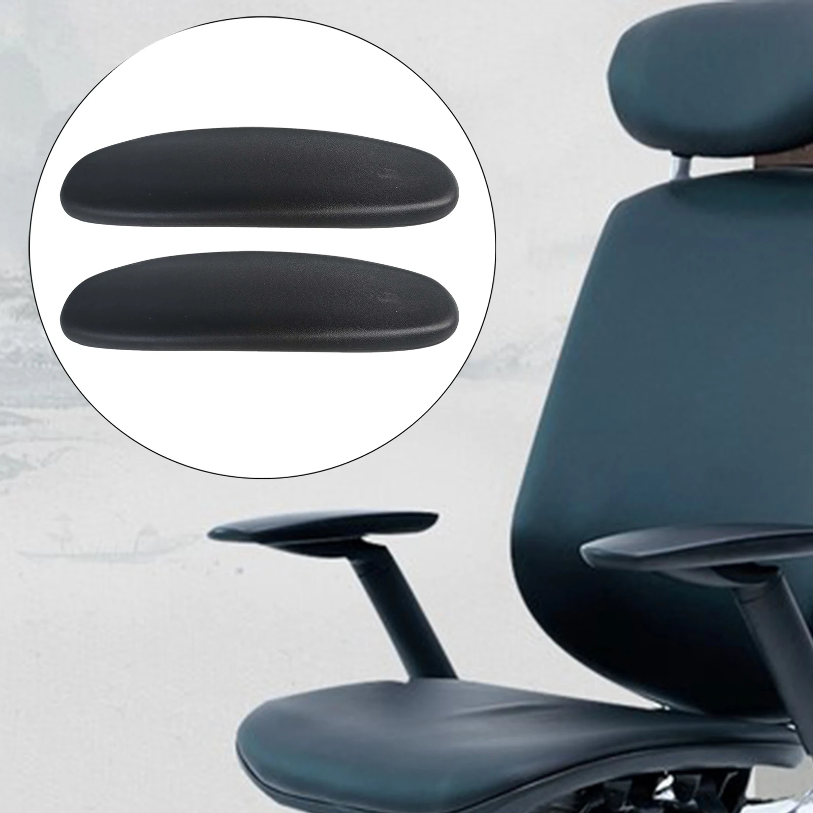 2 ชิ้น/เซ็ตเก้าอี้ Armrest Pads เก้าอี้สํานักงานอะไหล่แขน Pad Armrest เบาะเปลี่ยน 4pcs สกรูซ่อมเก้าอี้ ARM REST