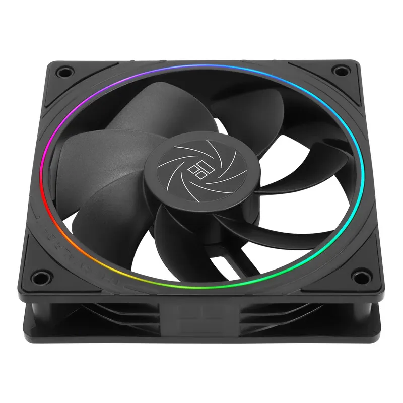Thermalright TL-S12R 12CM computer case fan, reverse air outlet,Halo lighting effect，4PIN PWM/5V 3PIN ARGB,1500RPM