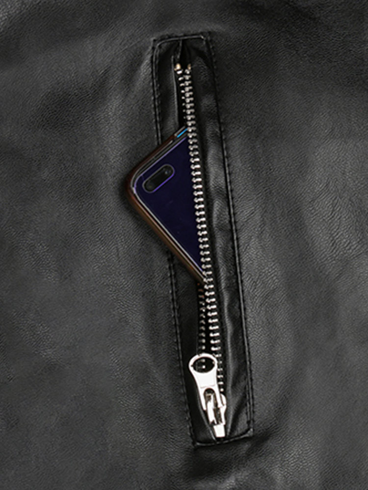 Nerazzurriฤดูใบไม้ผลิฤดูใบไม้ร่วงหลวมสีดําเสื้อหนังFauxผู้หญิงลูกไม้แขนยาวซิปเข็มขัดหรูหราแฟชั่น 2022