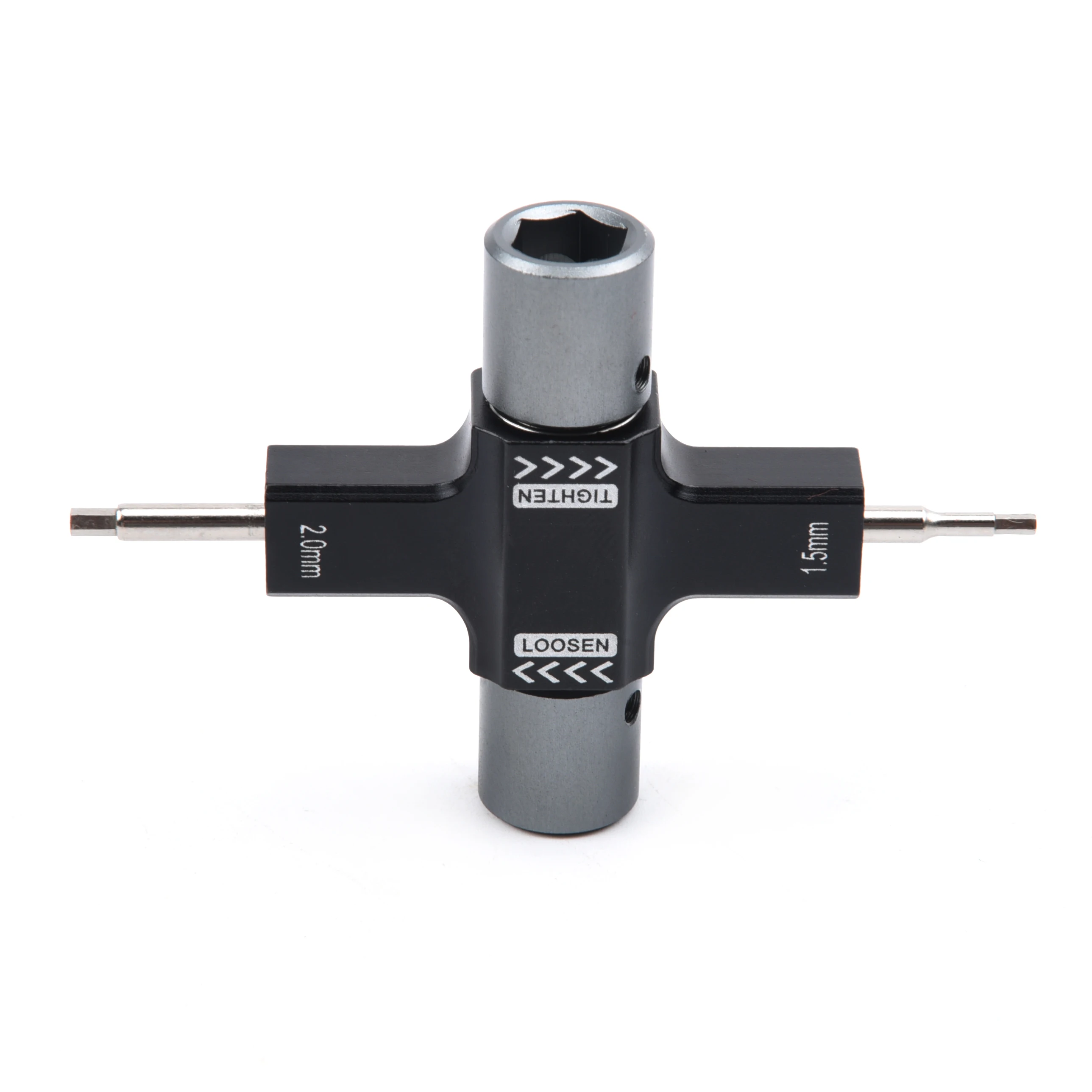M5 Schraube Mutter Schlüssel mit Integrierte Einweg 1,5mm/2,0mm Lager Werkzeug Schraubendreher Release Propeller Motor für RC FPV Racing Drone