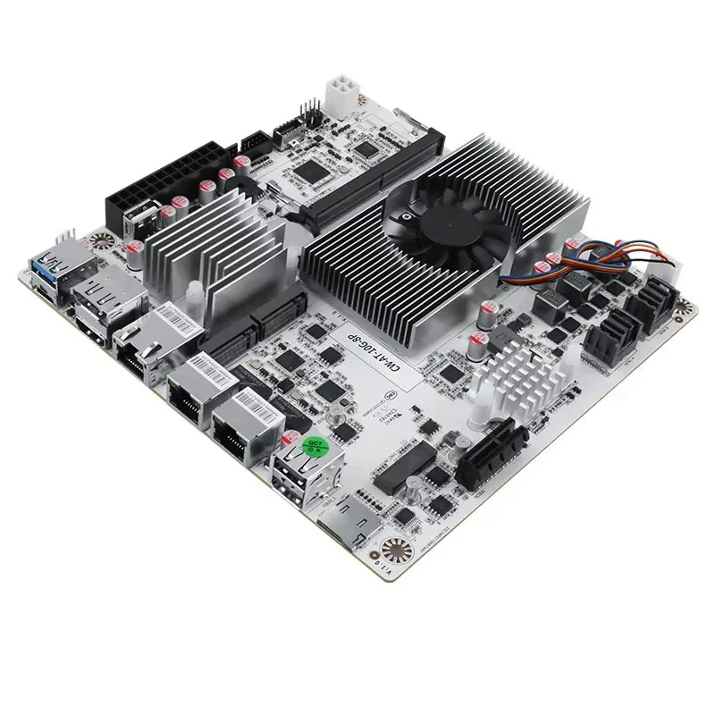 Материнская плата 10GbE N150 I3-N305 с 8 отсеками NAS 8*SATA и 2* M.2, 2x2,5GbE i226-V LAN, материнская плата DDR5 DIY Mini ITX 2XSFF-8643 (опционально)