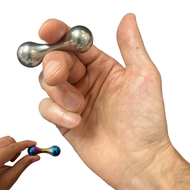 Knucklebone ไทเทเนียมกระดูกปลายนิ้วด้านบน Baole ลูกปัด Begleri ของเล่น Knucklebone นิ้วจํากัด EDC Anti ความเครียดออทิสติก ADHD Cool