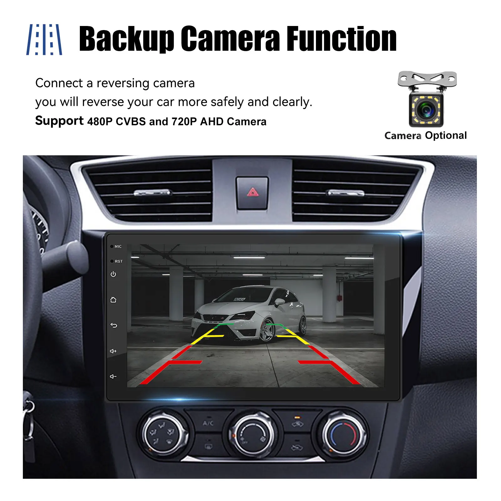 ESSGOO 2 Din Radio de coche Carplay Android Auto 7 9 10 pulgadas 4G 64G reproductor Multimedia Universal DSP AM RDS AHD GPS WIFI Autoradio